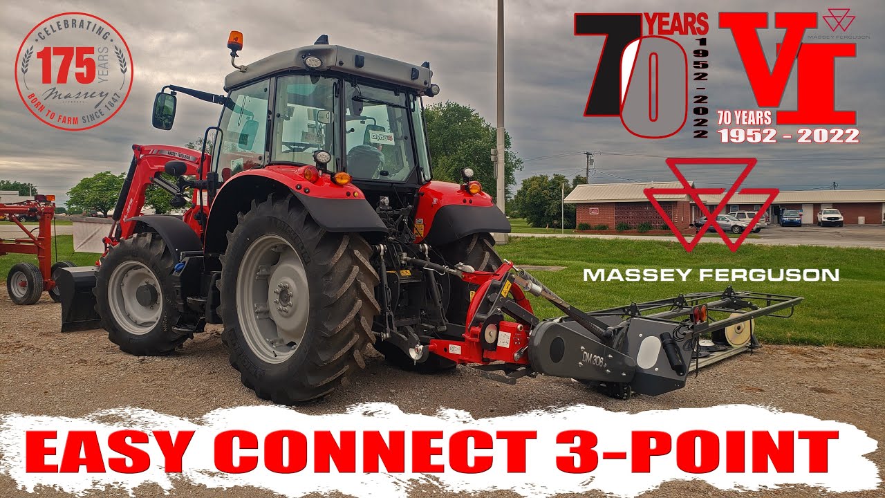 Easy Way to Connect 3 Point Implements: Massey Ferguson Hook Ends