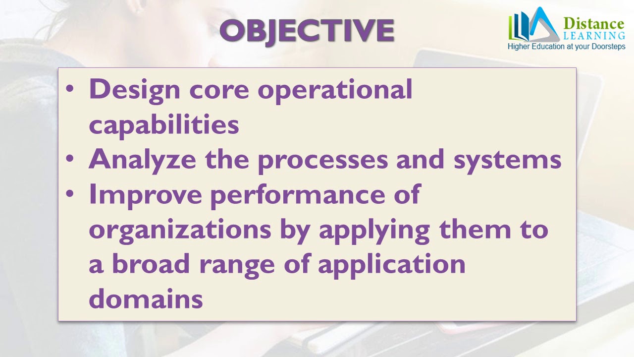 Distance Education Executive Development Programme in Operations Management from IIM Kashipur