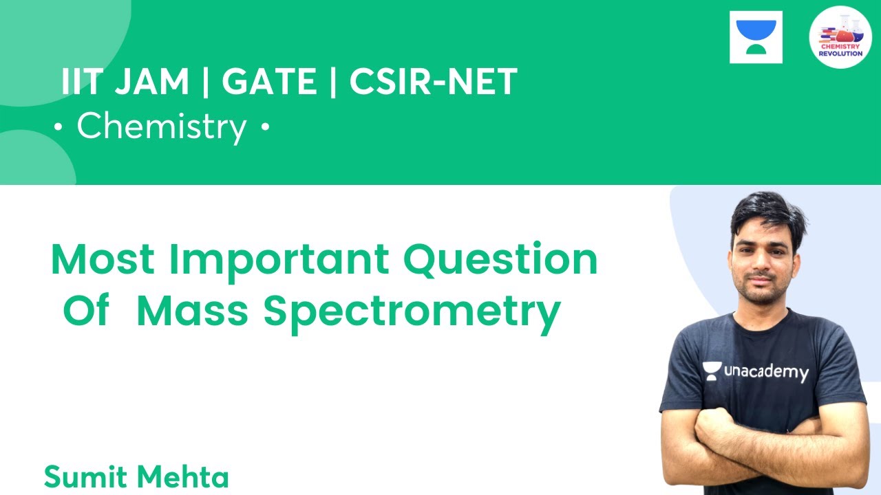Most Important Question of Mass Spectrometry | IIT JAM | Chemistry |Revolution Chemistry|Sumit Mehta