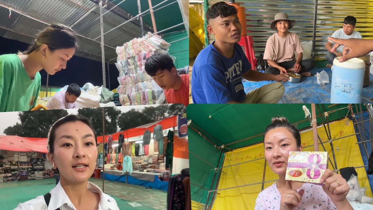 Work not start yet already received gift from customer // market update //tibetan vlogger