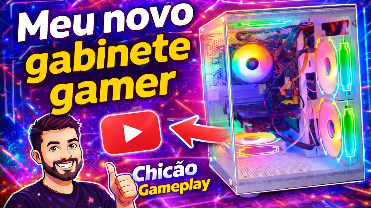 Esse Gabinete Gamer mudou meu Setup COMPLETAMENTE! 😳🔥