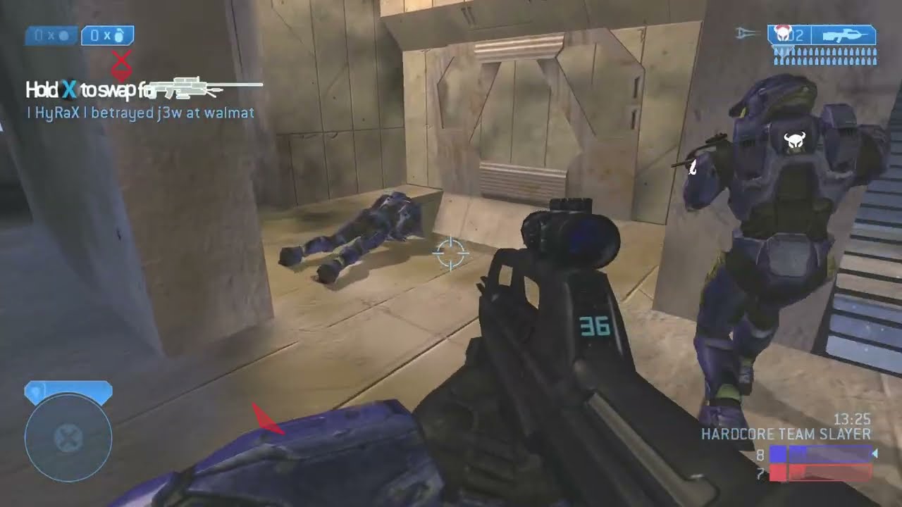 Ranked Halo 2 Hardcore gameplay