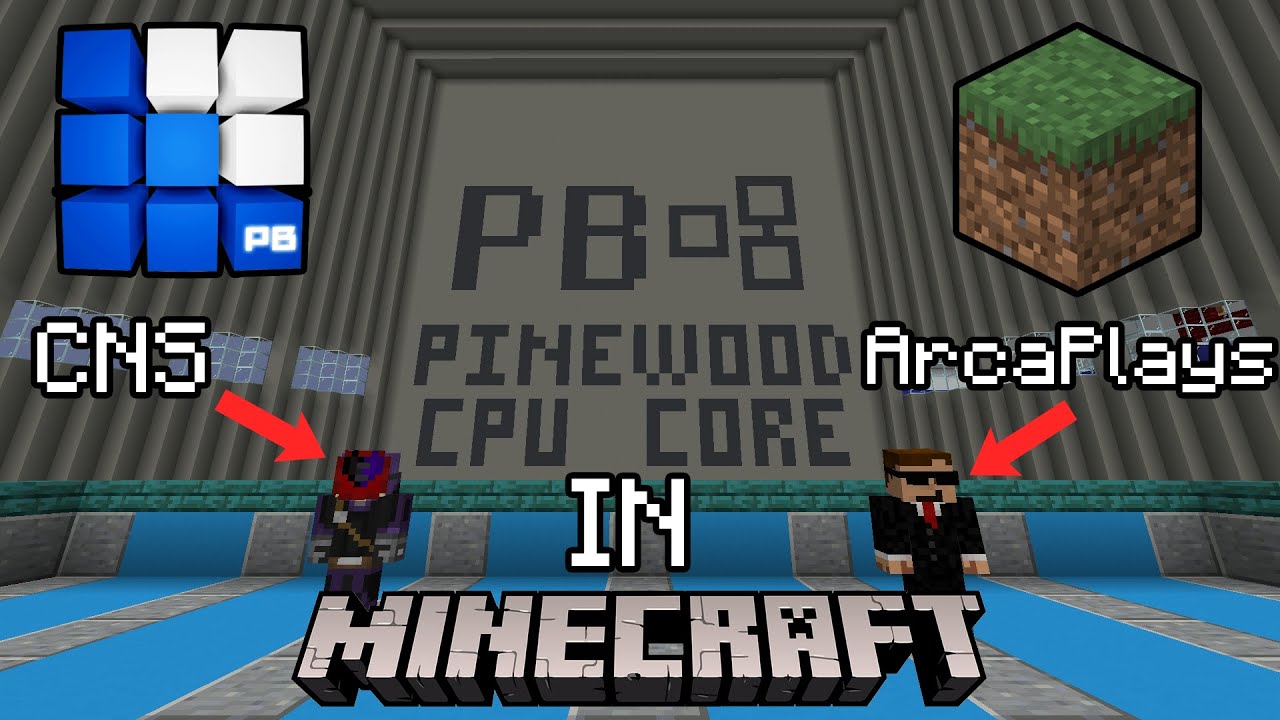 Pinewood Computer Core... but in MINECRAFT?! (ft. CNS)
