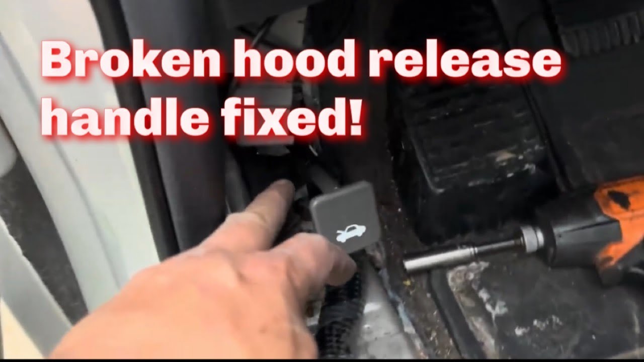 Honda Ridgeline hood release handle and cable replacement
