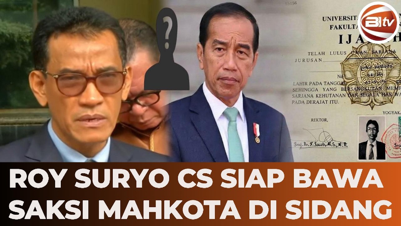 Roy Suryo Cs Siap Hadirkan Saksi Kunci dalam Sidang Terkait Skripsi Jokowi