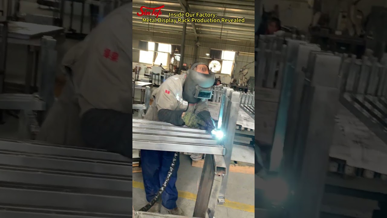 Inside Our Factory Metal Display Rack Production Revealed #sintopfixtures #shorts  #customizeddesign