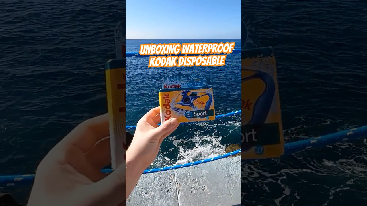 Unboxing Waterproof Kodak Disposable with Sample Pictures