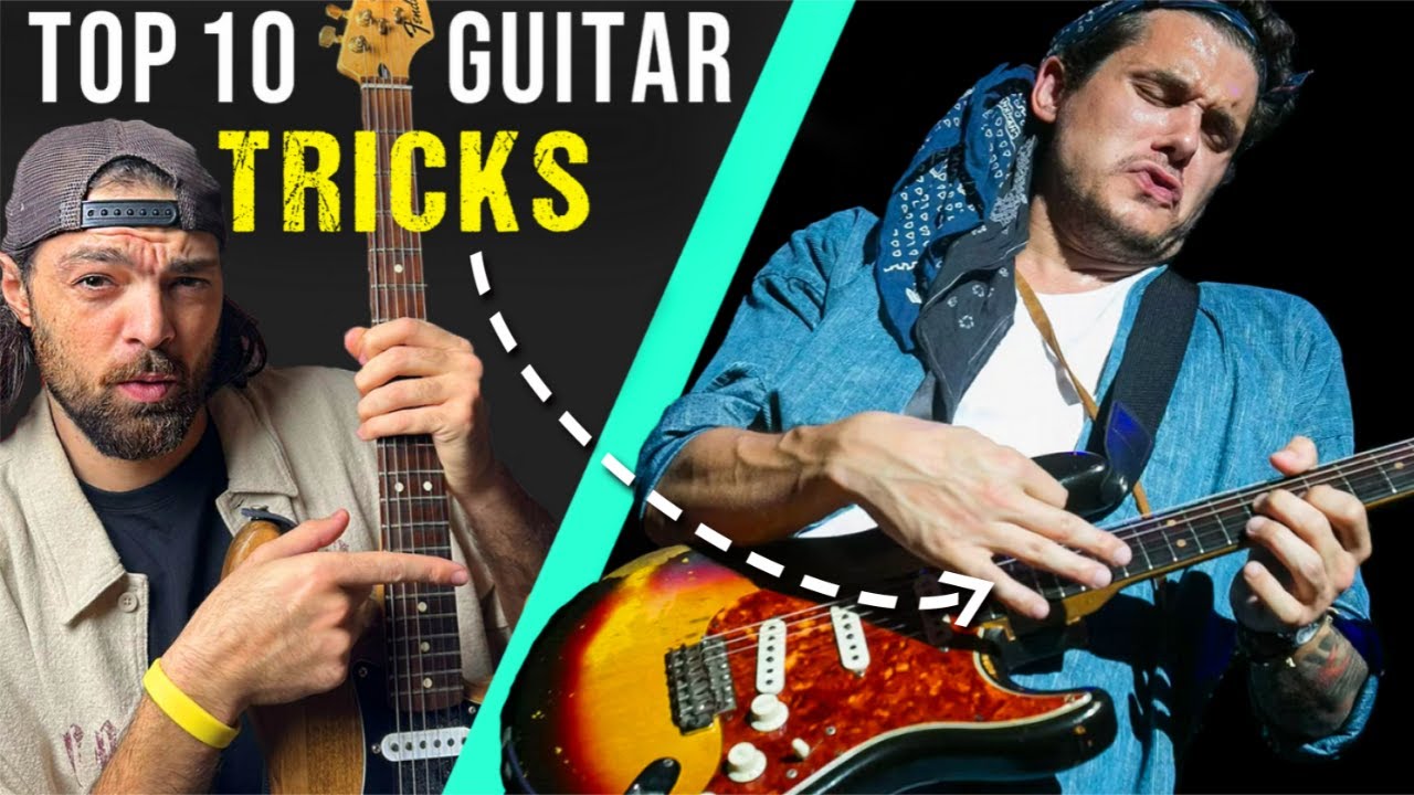 Top 10 JOHN MAYER guitar TRICKS