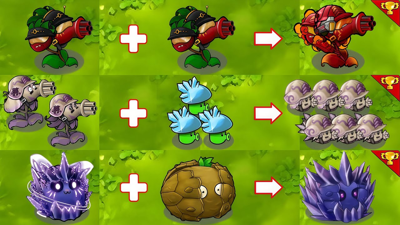 PVZ 1 Fusion 3.1 New Plants!! All Ultimate Plants Fusion vs Obsidian Gargantuar - Who Will Win?