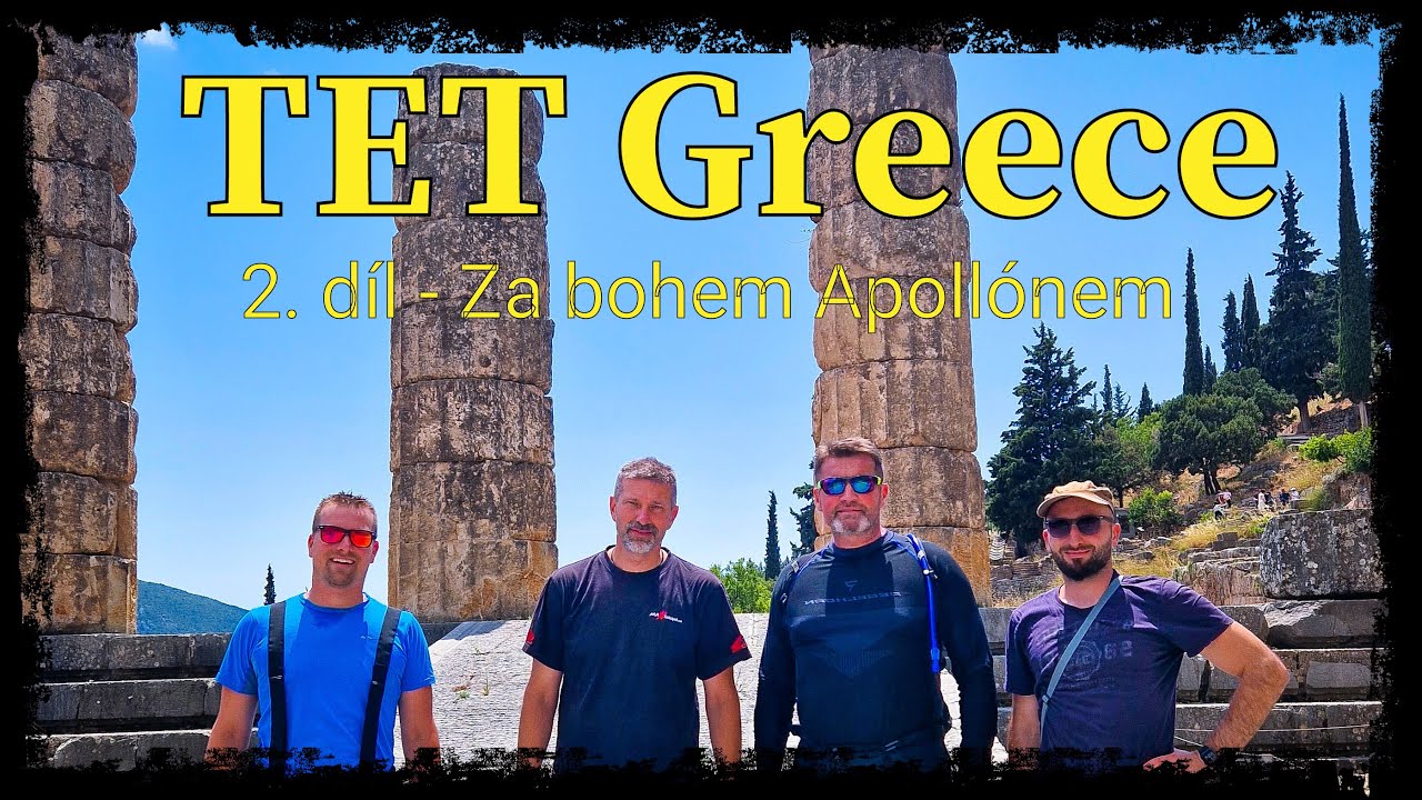 TET ŘECKO 2023 | EP2 - Delfy  | Korintský průplav | CESTOPIS | Na motorce z Česka až do Řecka |
