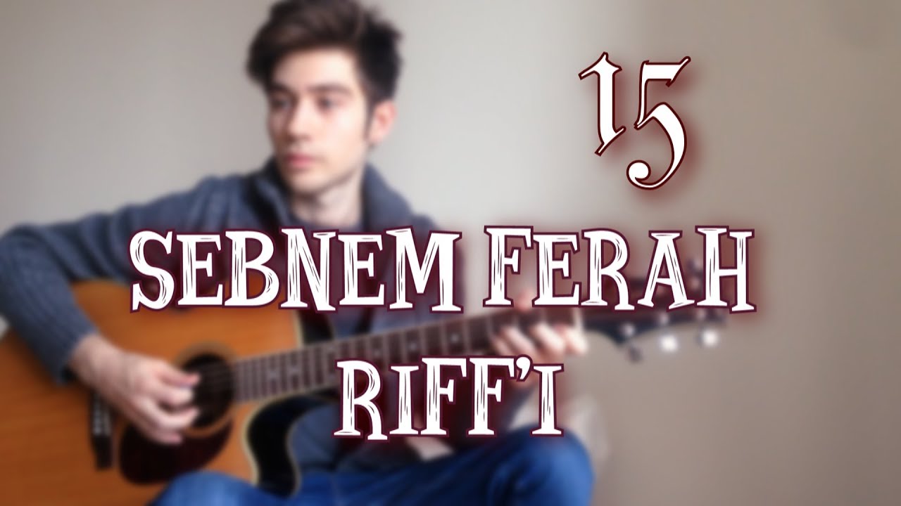 En İyi Gitar Riff'leri // 15 Şebnem Ferah Riff'i #şebnemferah #cover