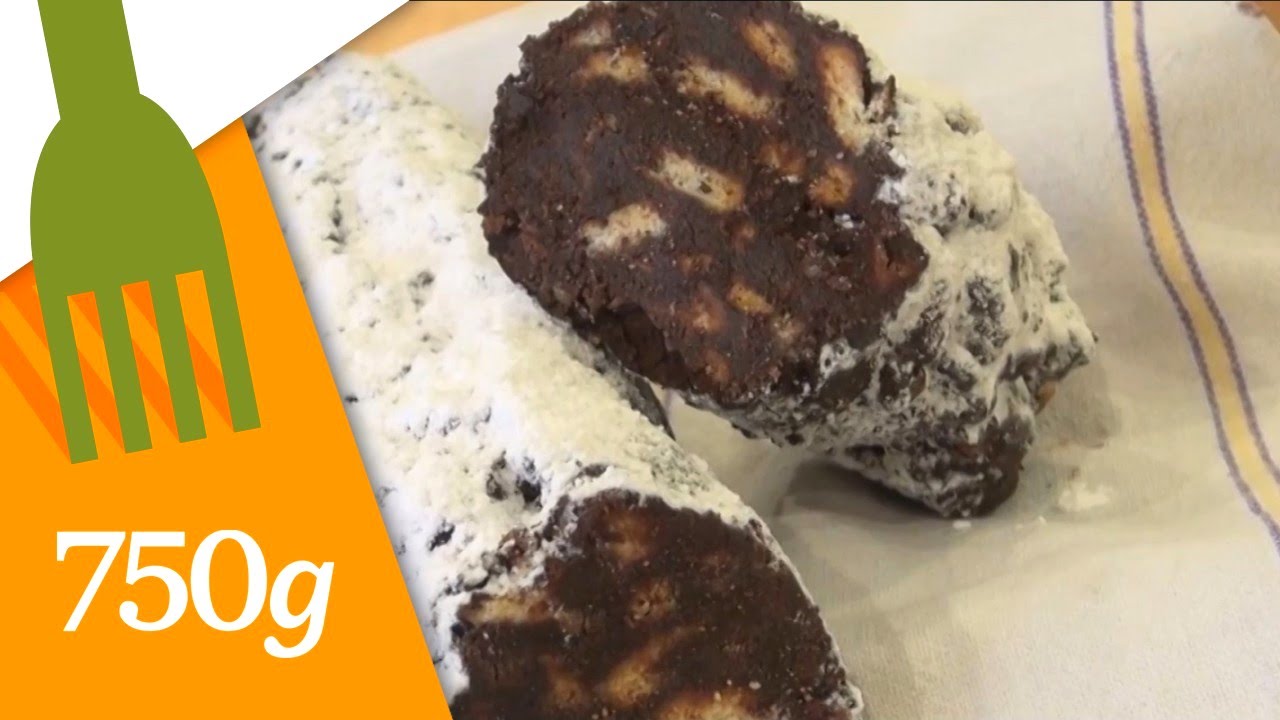 Recette du Salam Portugais ou Saucisson au chocolat - 750g
