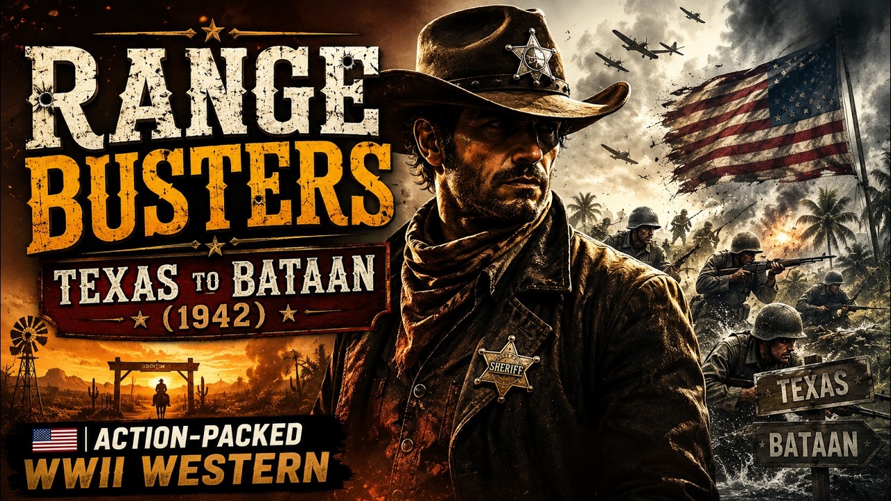 Range Busters: Texas to Bataan (1942) 🇺🇸🔥 | Захватывающий вестерн о Второй мировой войне