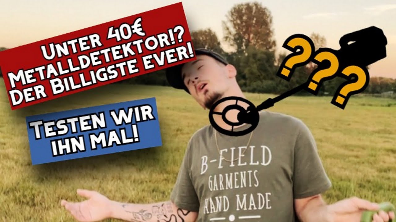 Metalldetektor f&uuml;r unter 50&euro;!? Wie gut funktioniert er? | WISH/AMAZON TEST #metalldetektor