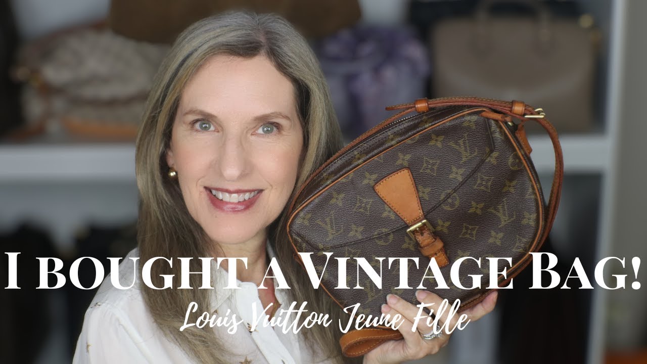 LV VINTAGE BAG REVEAL!! I BOUGHT THE CUTEST VINTAGE BAG FROM LOUIS VUITTON | Jeune Fille MM
