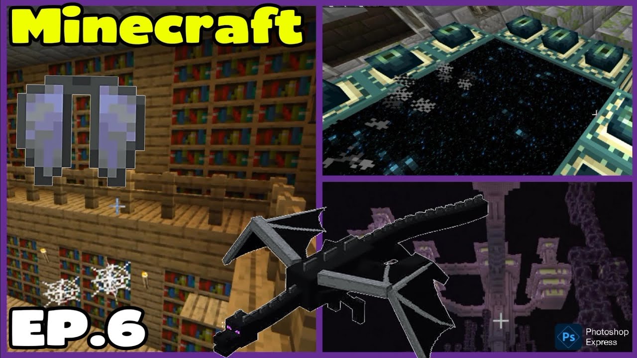 ได้เวลาจบEndder Dragon พร้อมกับได้ของไหม่Elyta | Minecraft เอาชีวิตรอดในมายคราฟ1.21