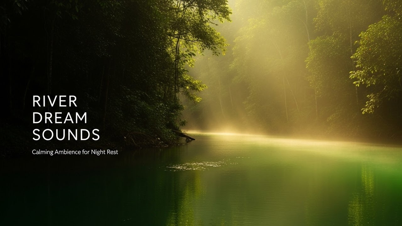 Soothing Forest Ambience with Flowing Water Sounds for Sleep Study Meditation and Inner Peace