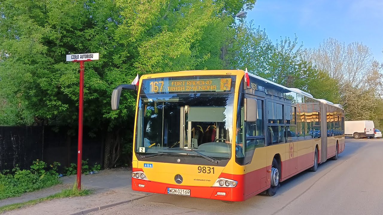 [167] przejazd Mercedes conecto LF G Mobilis Warszawa #9831