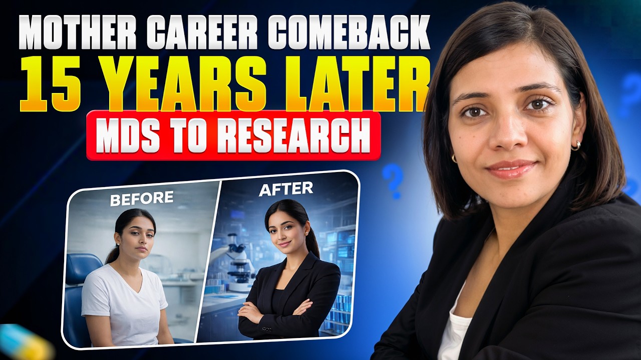 MDS to Clinical Research Career Switch After 15 Years | Non Clinical Dental Career Success Story