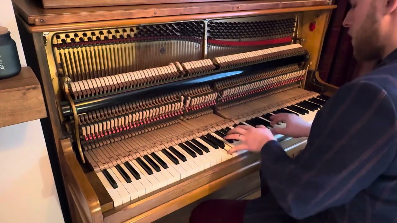 LADY MADONNA BEATLES PLAYED ON 1904 HONKY TONK PIANO