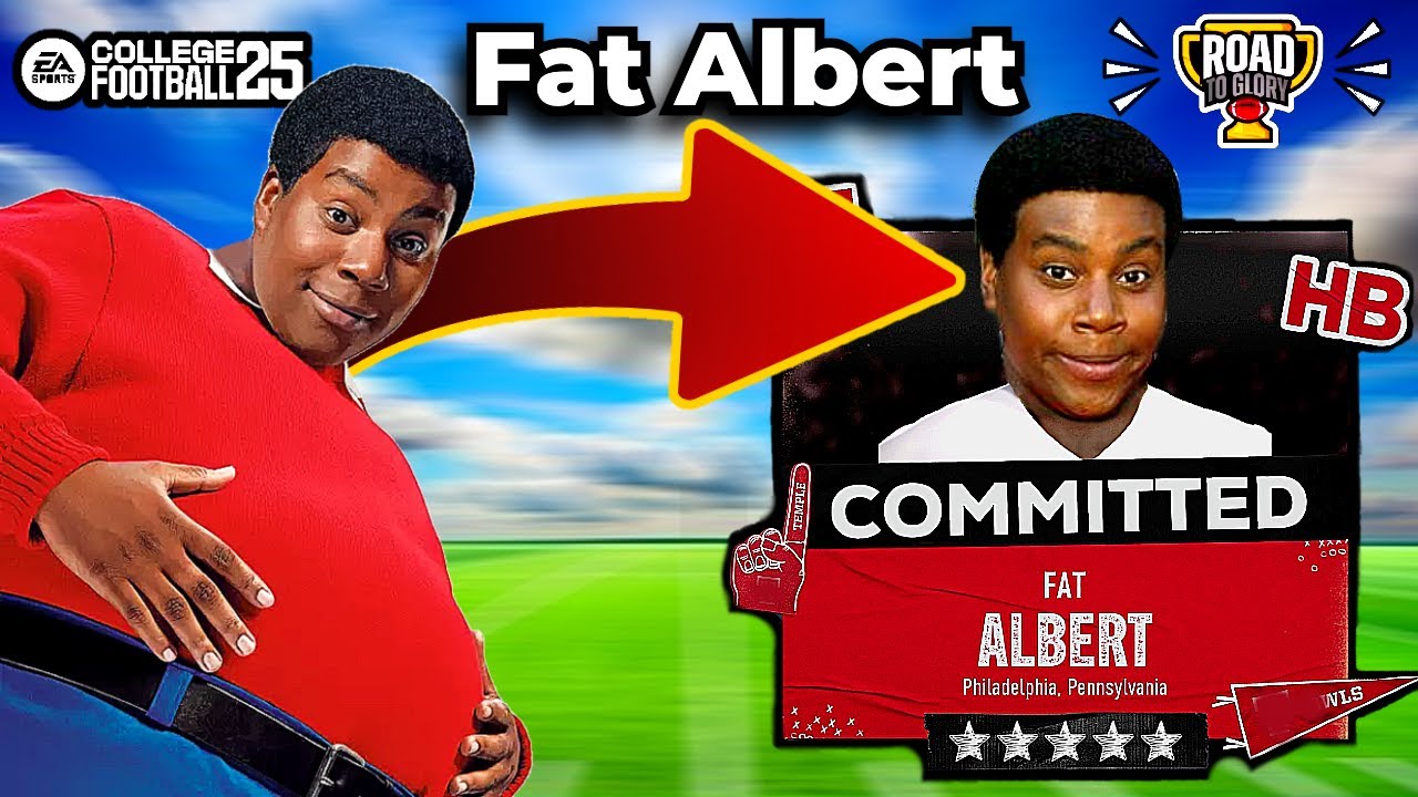I Put Fat Albert in College Football 25! (Road to Glory)