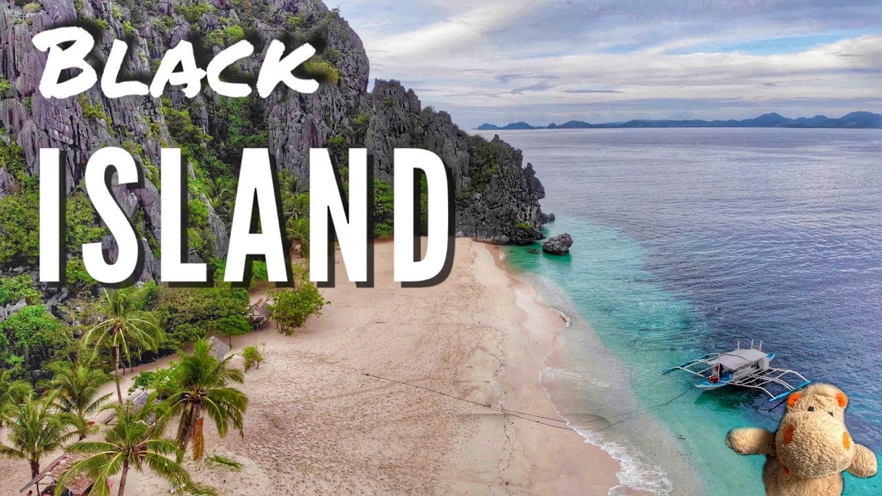 Black Island (Malajon Island), Coron, Philippines 4K DJI  #Palawan #Филиппины