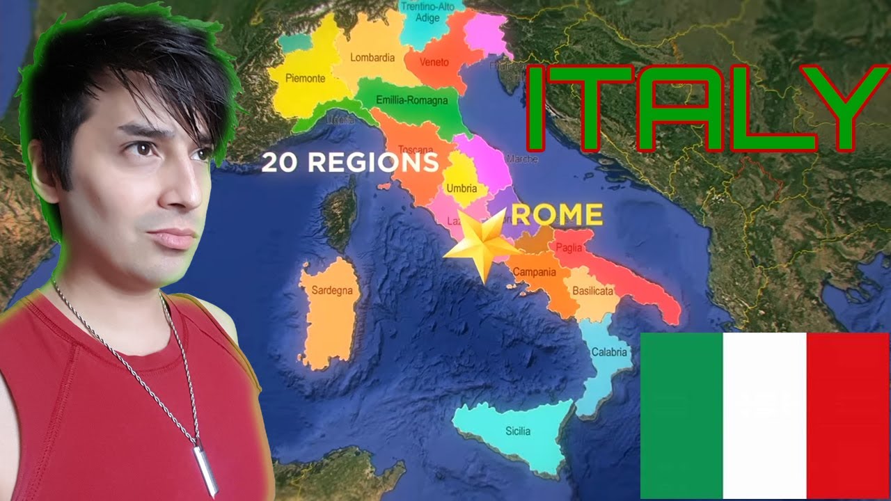 U.S. American Texan reacts to Geography Now! | Italy