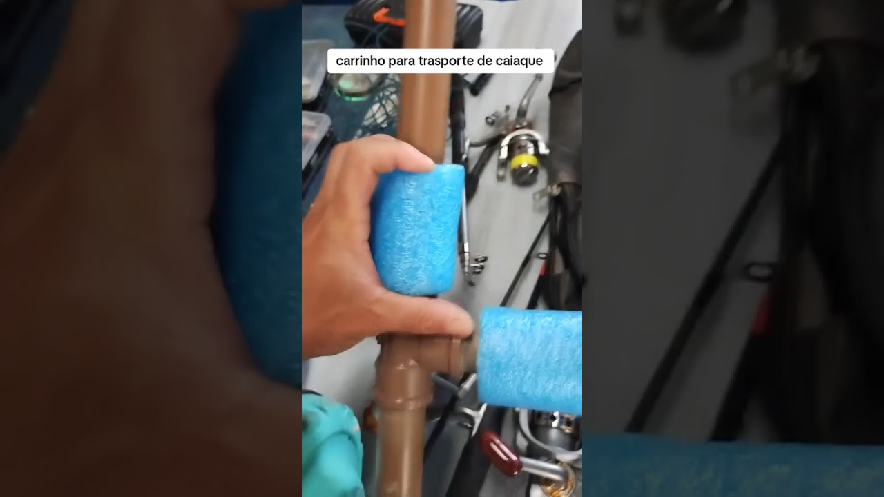 Carrinho para transportar caiaque 