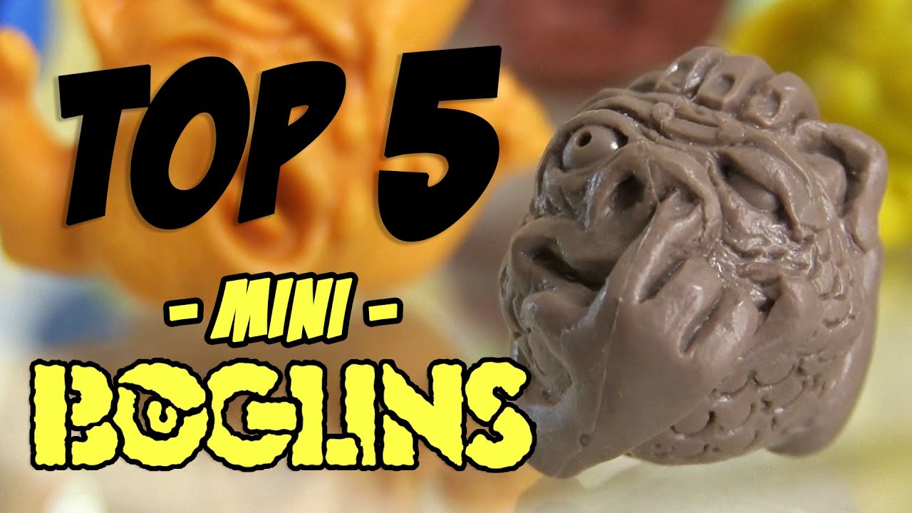 Gross retro 90s toys! Mini Boglins top 5 - Vintage toy review