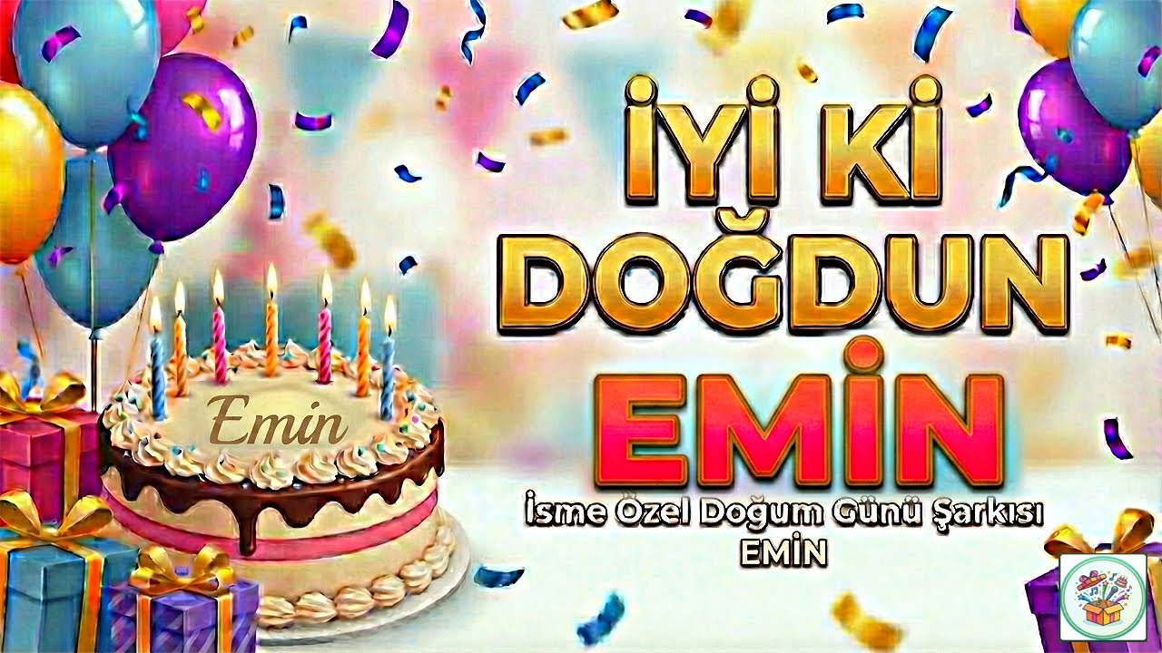 С Днем Рождения EMİN (Эмин) 🎂 Песня с именем Эмин