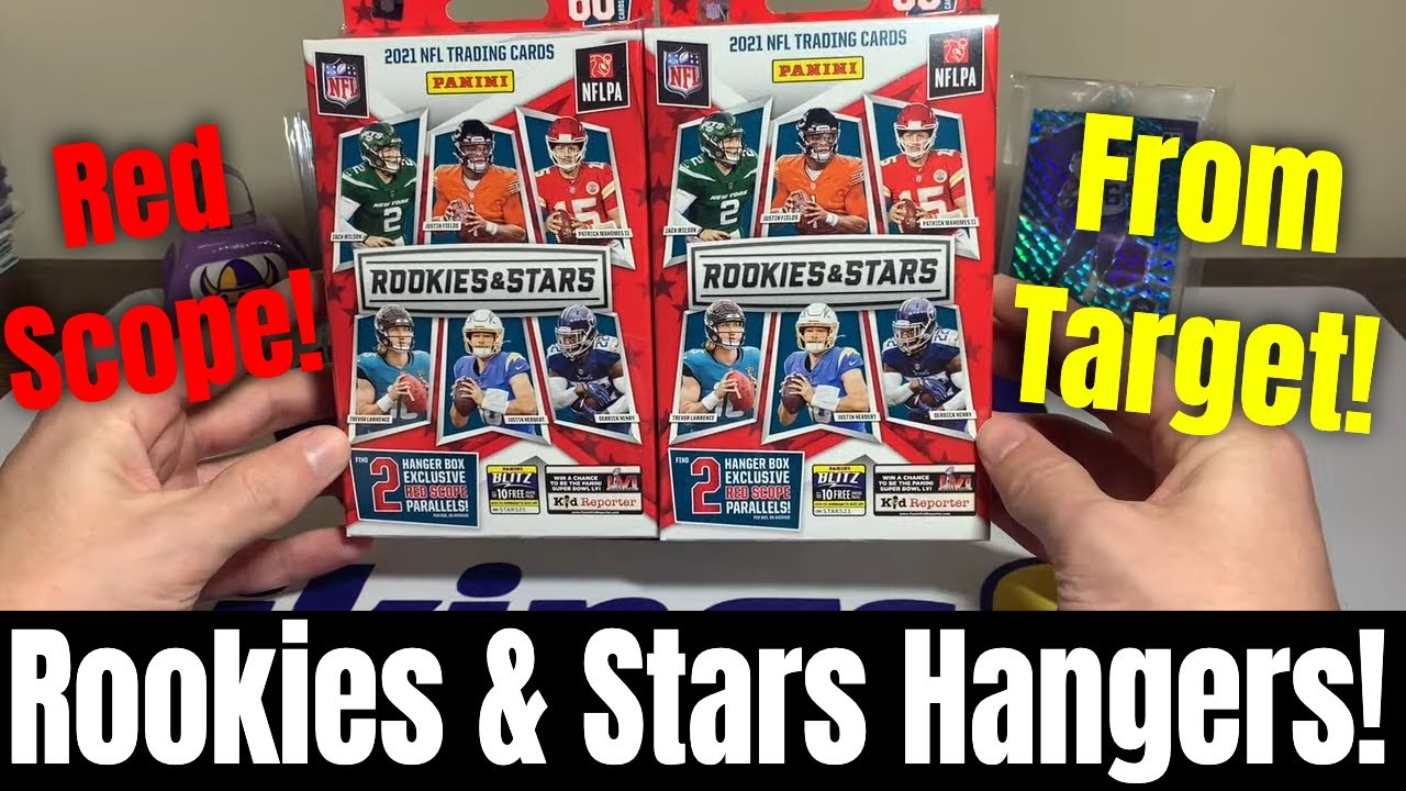 These Red Scope Prizm Parallels Look SO COOL! Two 2021 Rookies & Stars Football Hanger Boxes!