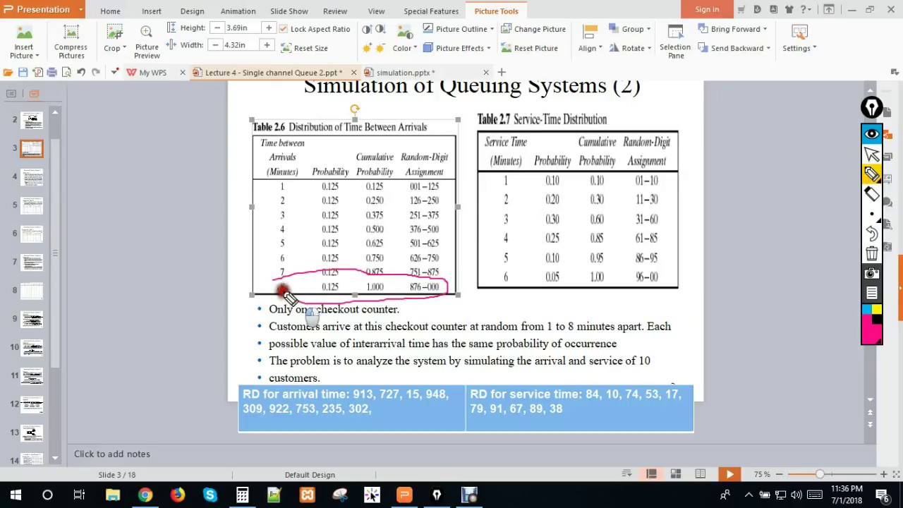 Simulation and modeling (Single channel queue) Bangla Tutorial