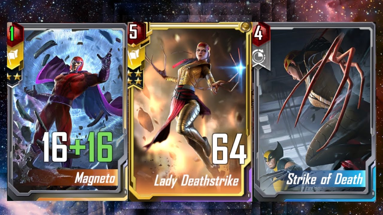 MARVEL DUEL Lady DeathStrike Magneto
