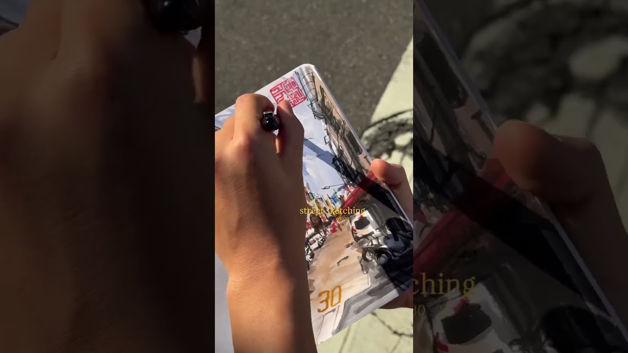 Sketching outside in Taiwan day 2. 