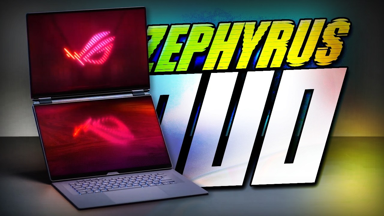 ASUS ROG Zephyrus Duo 3K OLED RTX 5070 Ti & Ultra 9 Laptop.