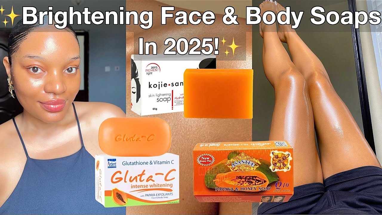 GET GLOWING SKIN WITH BRIGHTENING SOAPS✅ | Use brightening soaps the correct way, no darkening ✨