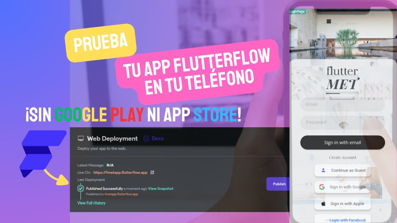 Probar Tu App FlutterFlow en Tu Teléfono ¡Sin Google Play ni App Store!