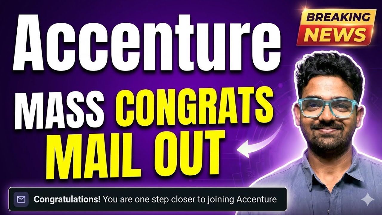 Accenture MASS Hiring 2026 Congrats Mail Out 🔥 | Phase 3 Cancelled? Truth Revealed 🤯