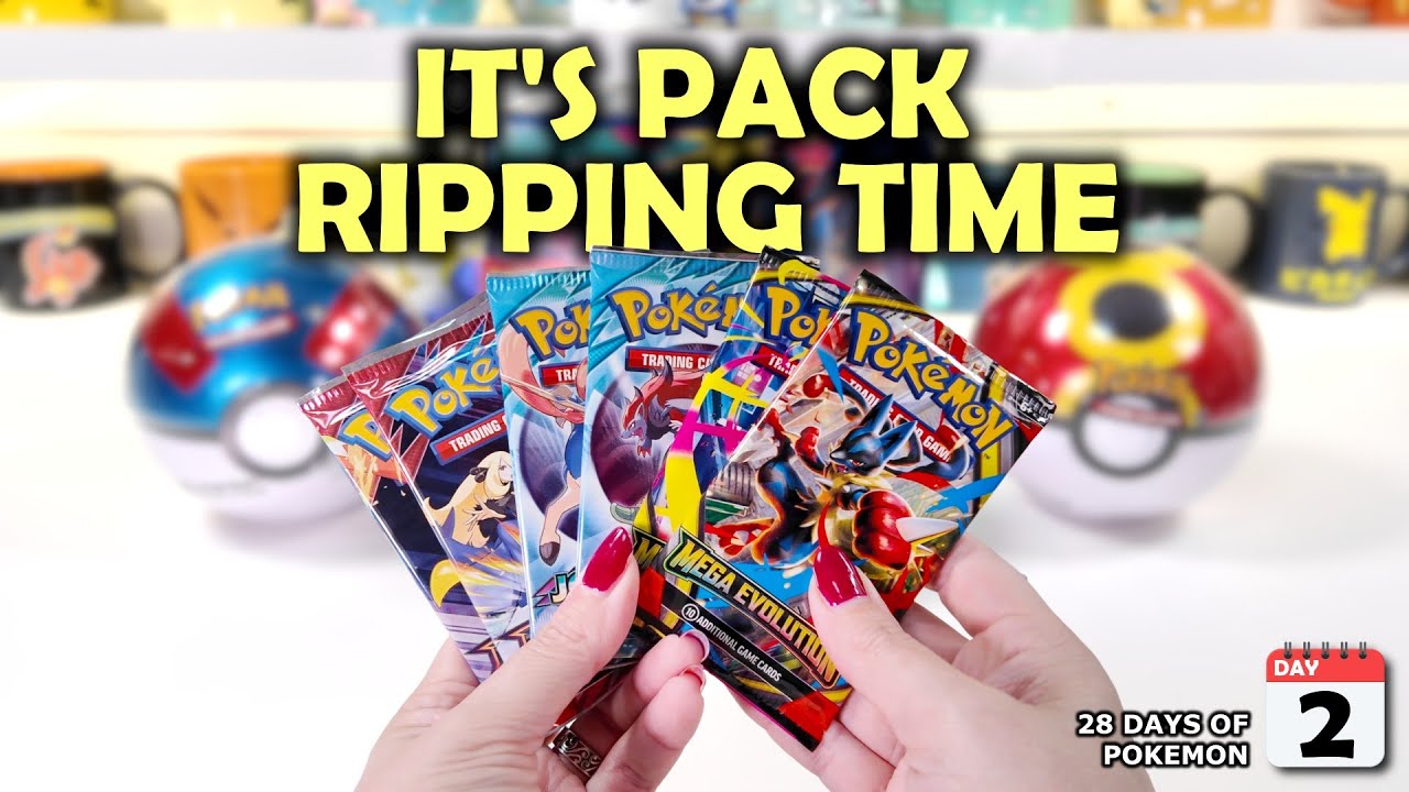 Day 2 – 28 Days of Pokémon | Pack Ripping Time!