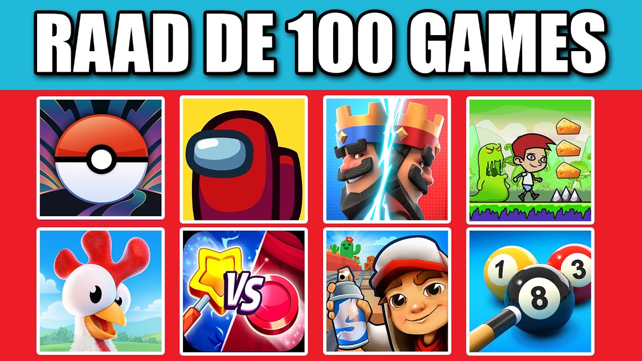 RAAD DE 100 GAME LOGO’S🎮 - TEST JE KENNIS!🕹️
