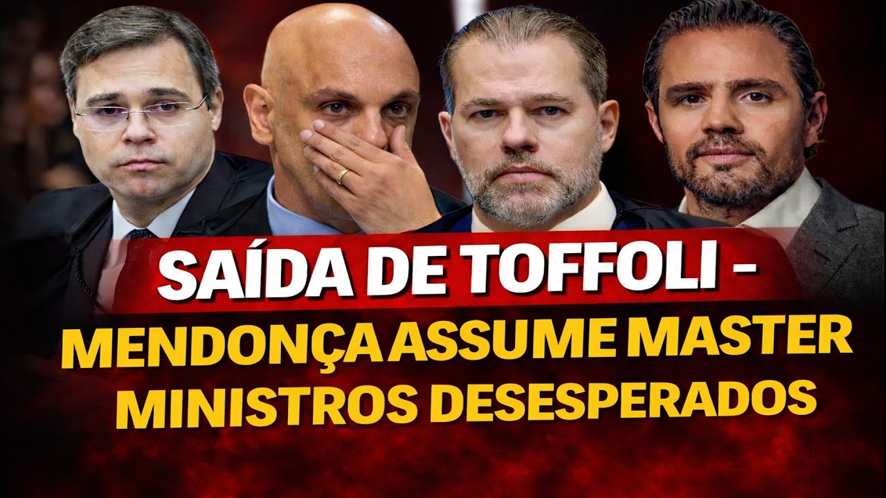 B0MB4 NO STF: TOFFOLI FORA E MENDONÇA ASSUME - ESTÃO DESESPERADOS