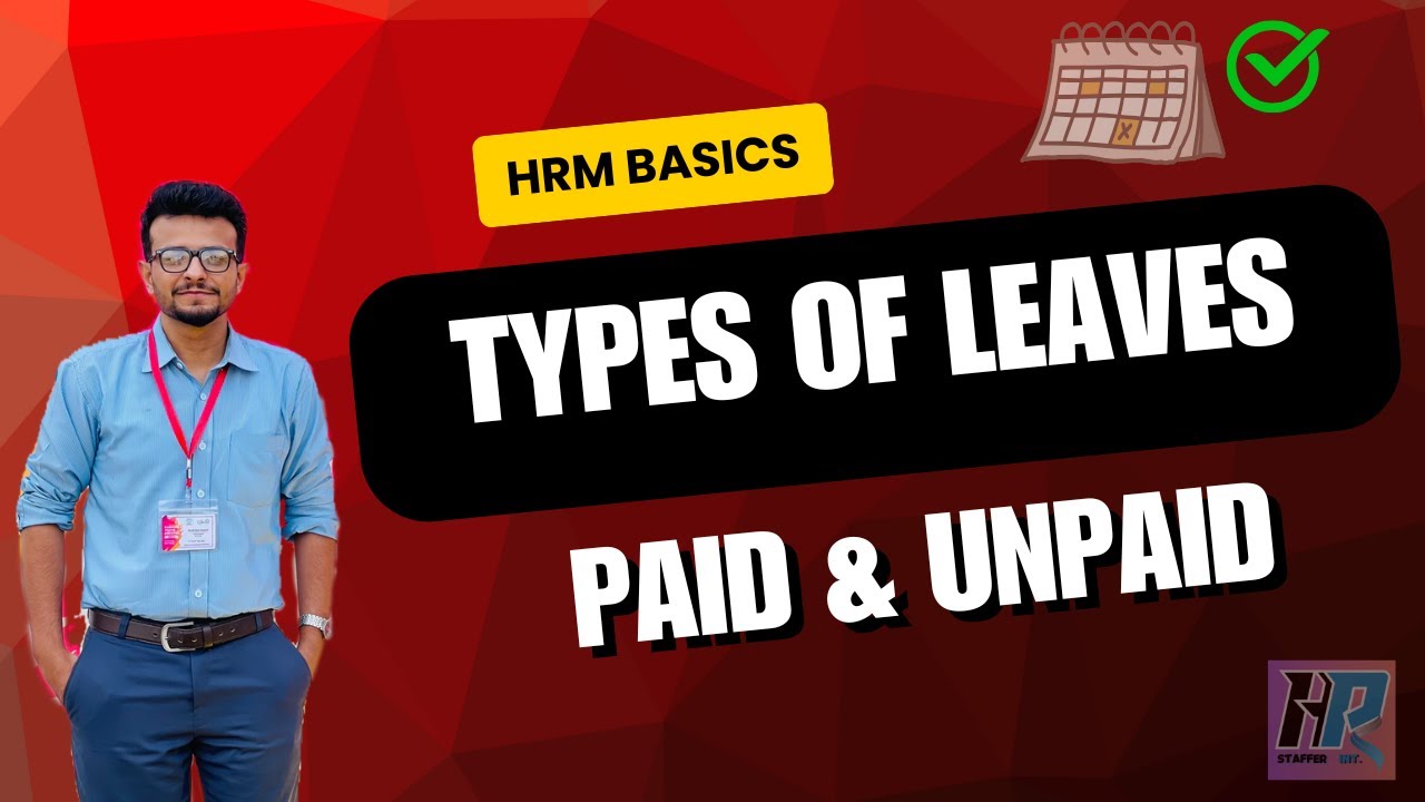 Types of Leaves in HRM | Paid & Unpaid Leave Explained in Urdu & Hindi