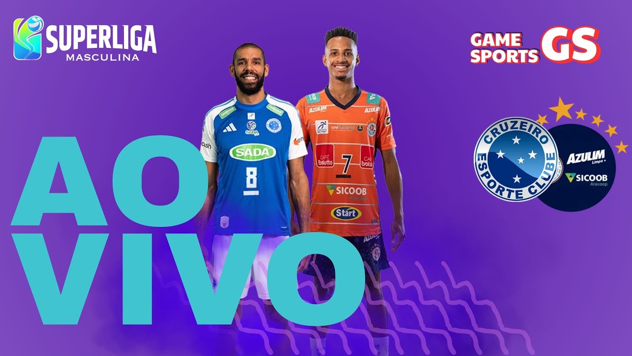 CRUZEIRO X MONTE CARMELO  - AO VIVO - SUPERLIGA MASCULINA