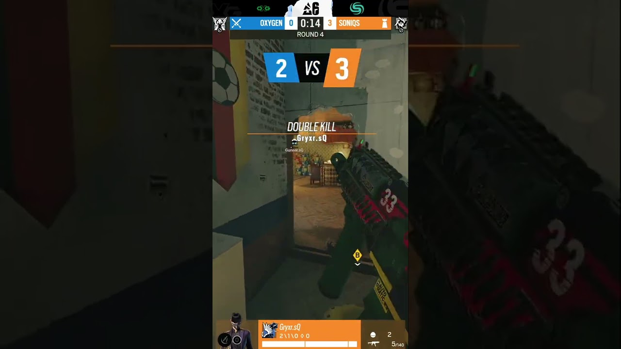 Soniqs Gryxr makes Triple Kill versus Oxygen