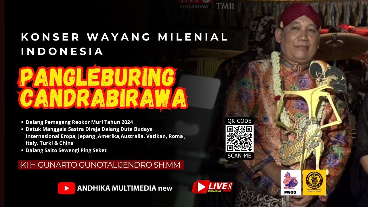 WAYANG MILENIAL INDONESIA  || PANGLEBURING CANDRABIRAWA || KI H GUNARTO GUNOTALIJENDRO,SH,MM ||