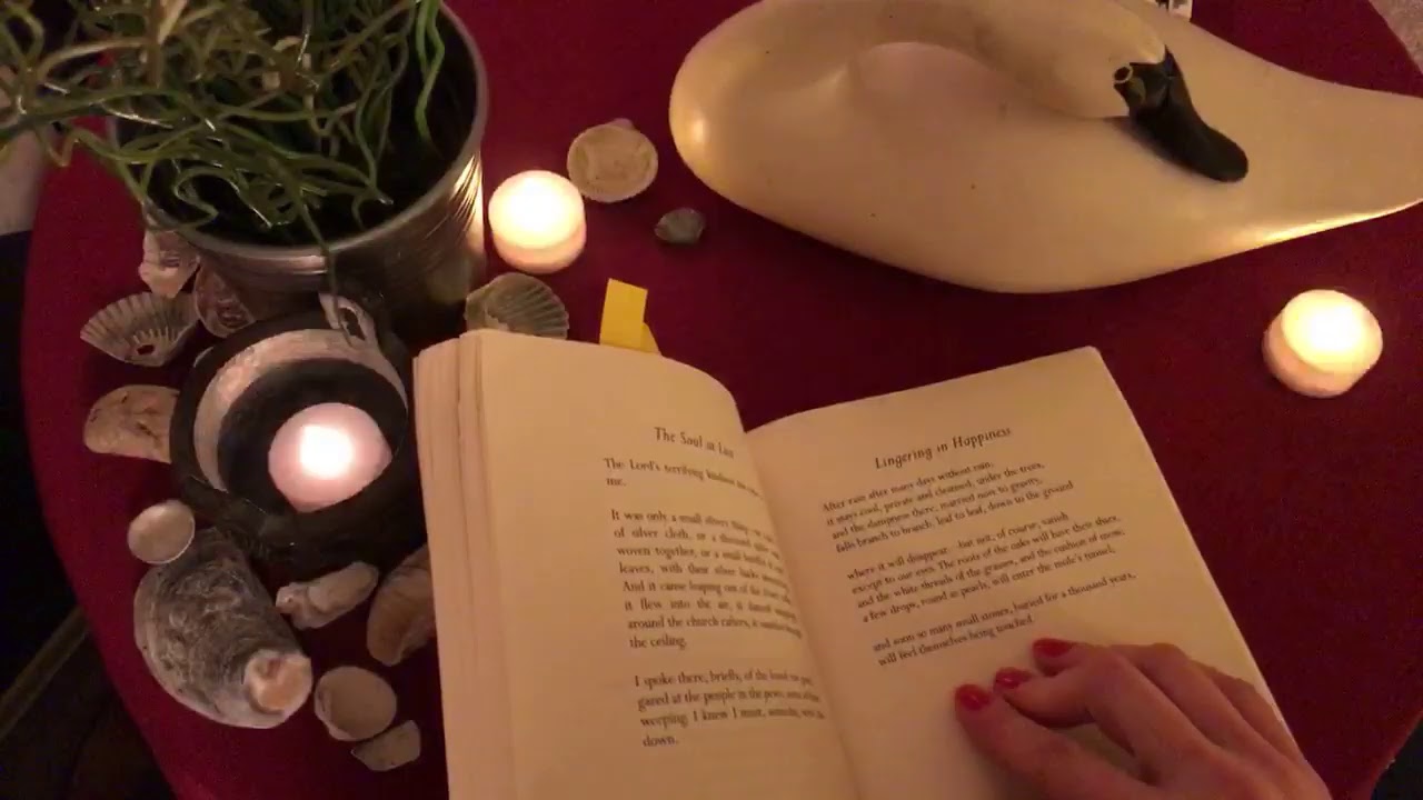 ASMR Reading Mary Oliver Poems