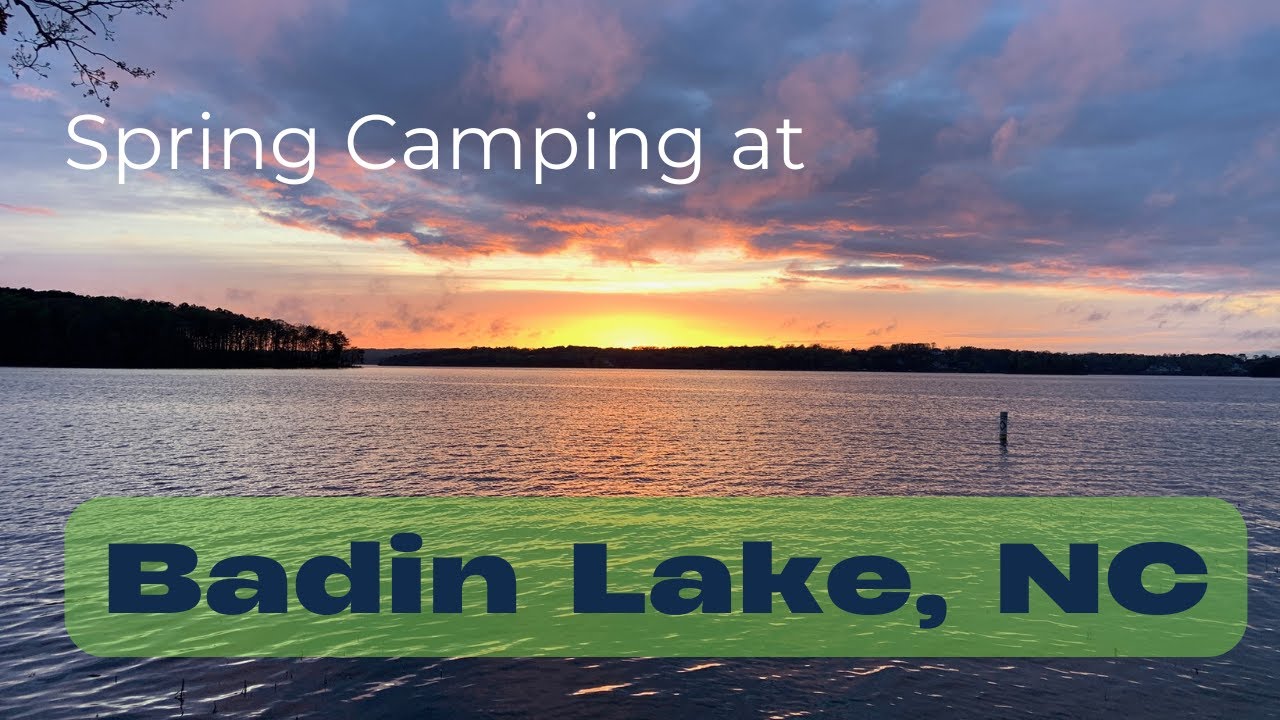 Camping at Badin Lake, North Carolina
