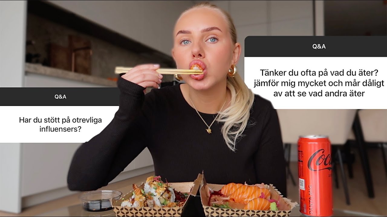 *Mini mukbang* (SUSHI)