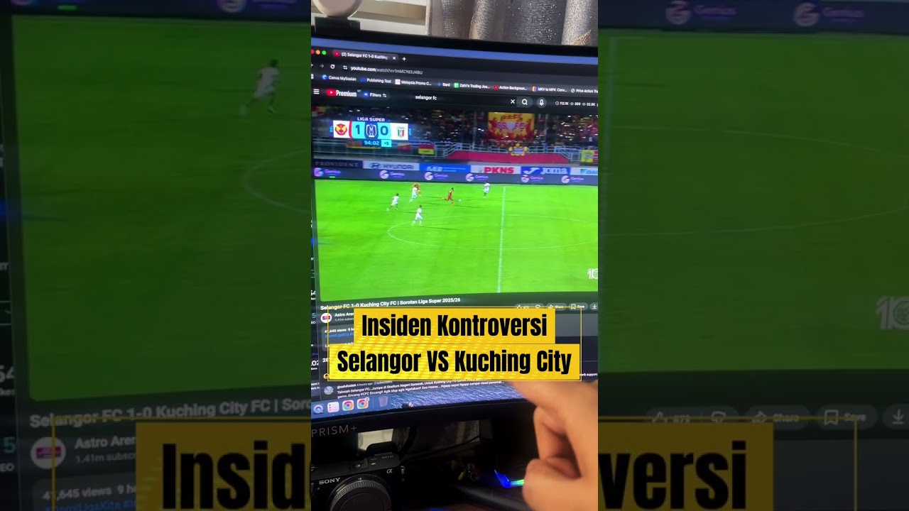 Insiden Kontroversi Selangor VS Kuching City, VAR TIDO? #shopeeytdeals 