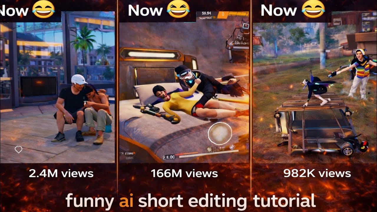 Free Fire AI Shorts 🔥 Funny AI Generated Short Video Editing
